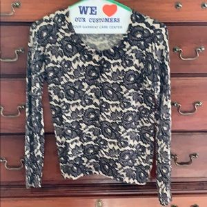 Talbots button front long sleeved cardigan